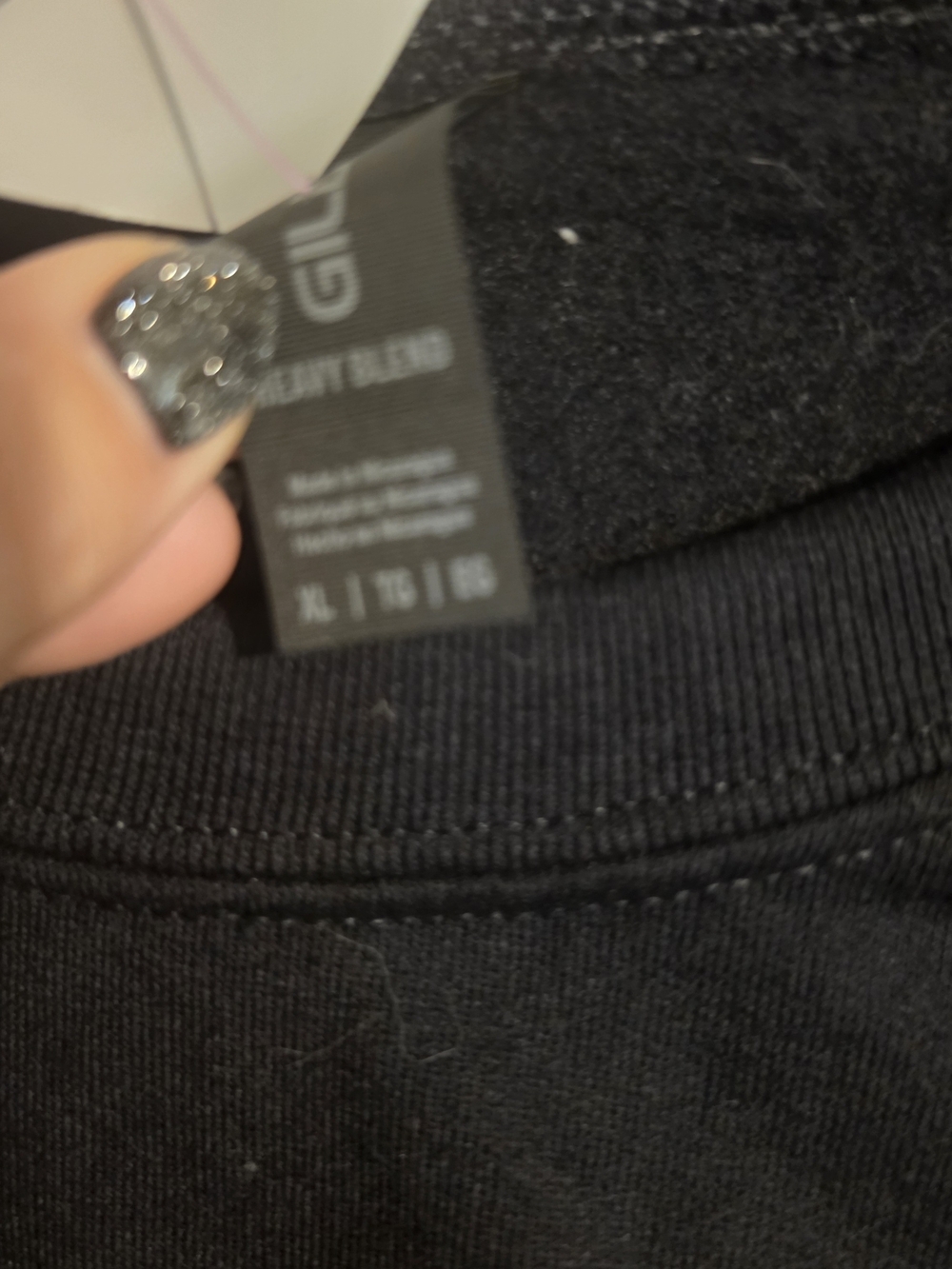 NWTMagnolia Black Crewneck Sweatshirt with Orange "1692 They Missed One" Graphic - Picture 4 of 5